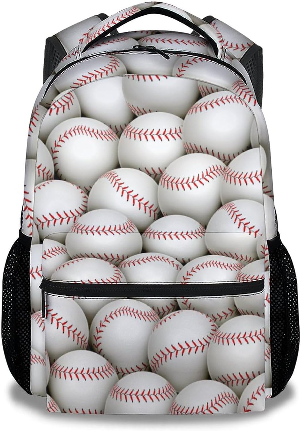 Baseball Backpack for Boys, 16 Inch Sports Theme Backpack for School, Adjustable Straps, Durable, Lightweight Bookbag for Kids