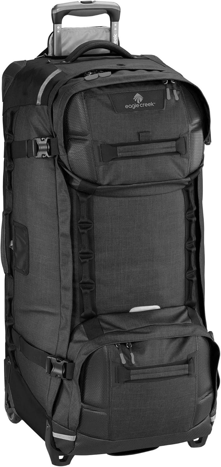eagle creek Expanse ORV 2-Wheel 36" Trunk – Wheeled Duffel Bag for Travel & Adventure – Durable, Weather-Resistant Fabric – Heavy-Duty Handles – Wet & Dry Compartment – Black