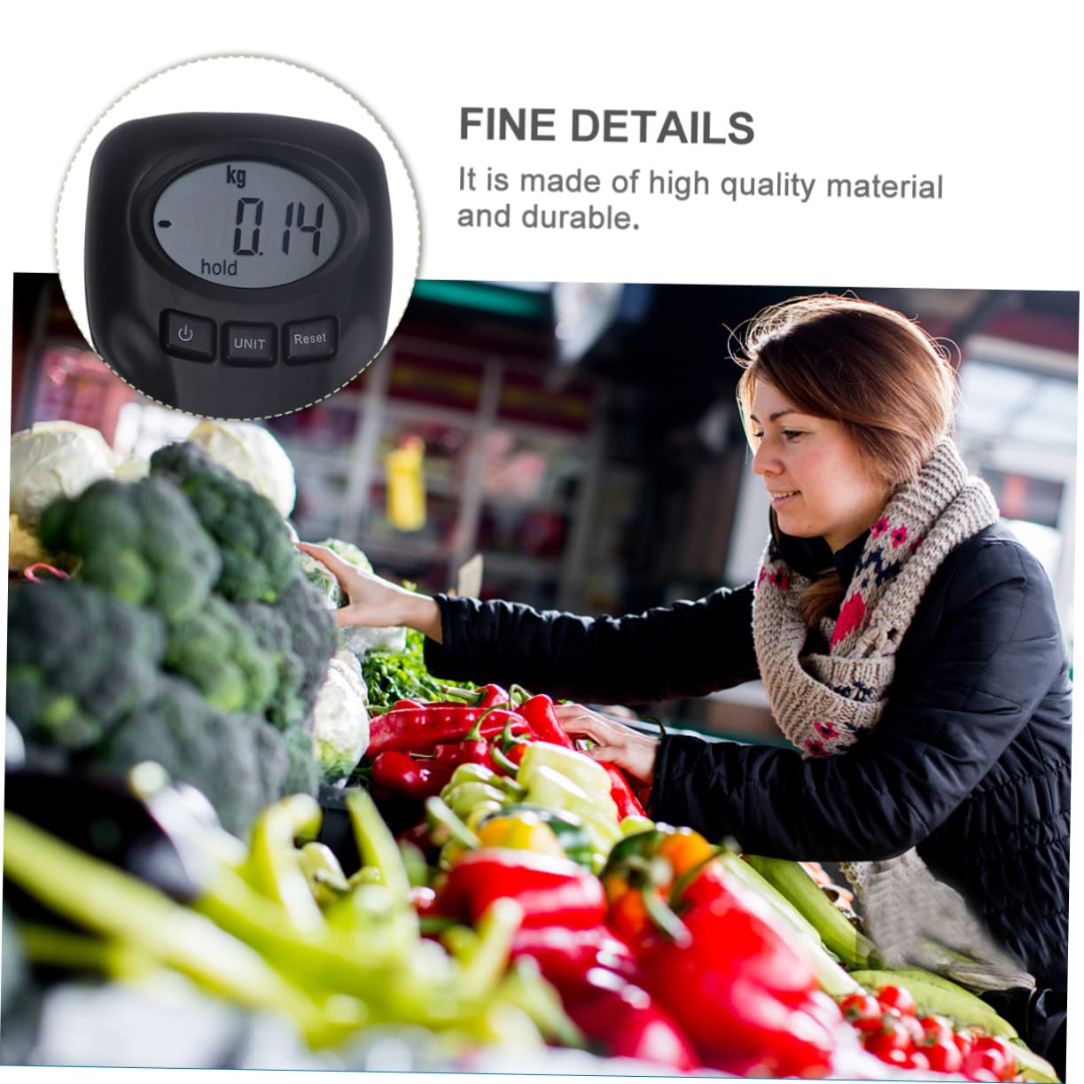 Portable Digital Luggage Scale Hanging Scale for Travel Gadgets Fishing