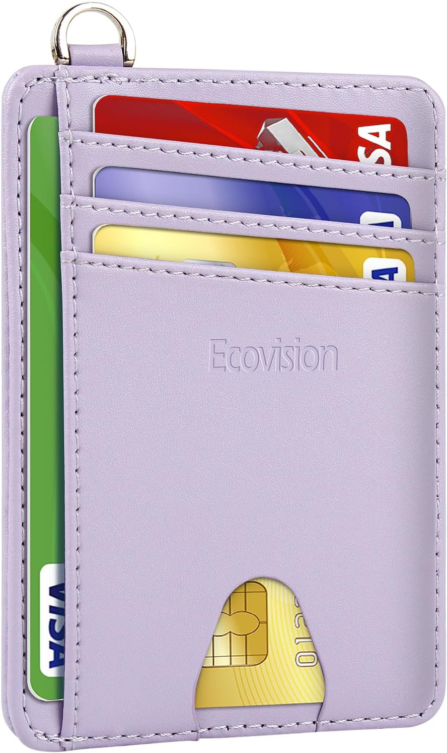 EcoVision Slim Minimalist Front Pocket Wallet, RFID Blocking Credit Card Holder Wallet with