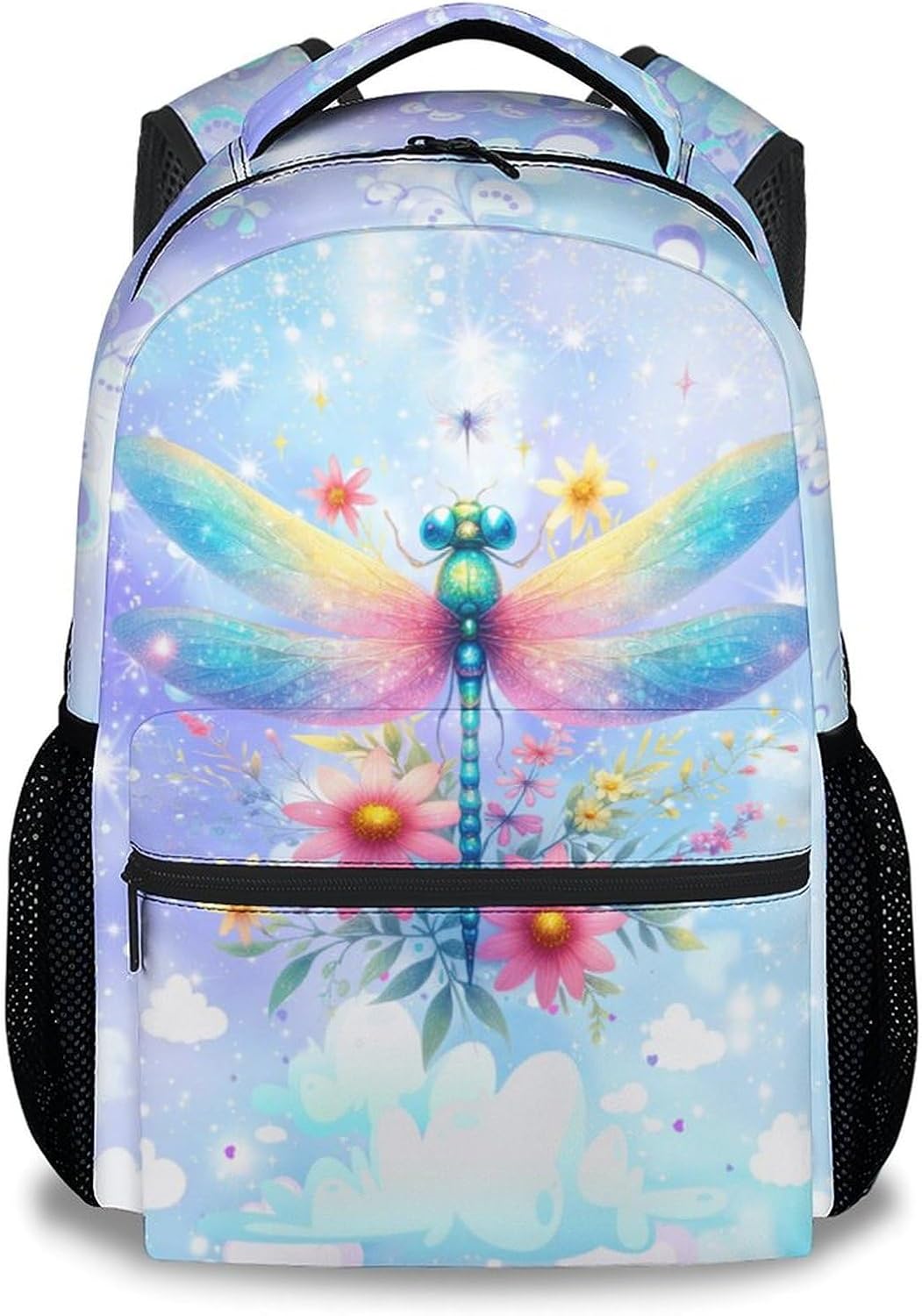Kids Backpack for School - Girls Bookbag - Aesthetic Schoolbag with Adjustable Straps - 17 Inch Durable Back Pack School Supplies for Primary Preschool