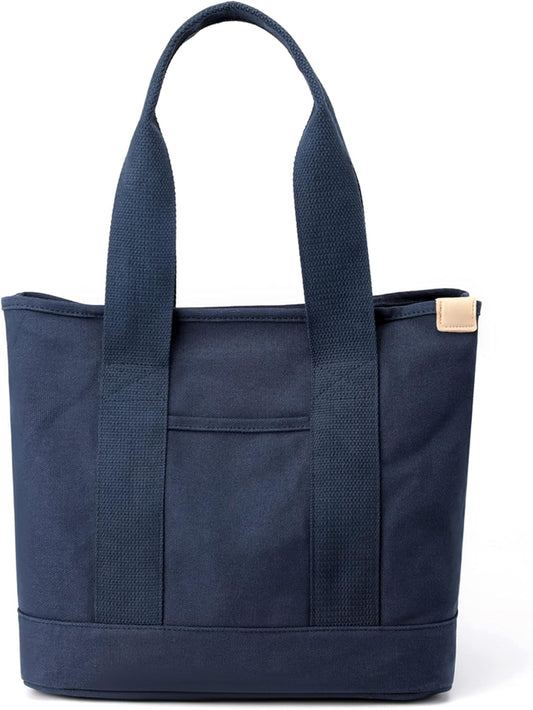 zhongningyifeng Canvas Women Tote Bag Casual Top Handle Satchel Large Capacity Handbags Shopping Bag for Work Travel