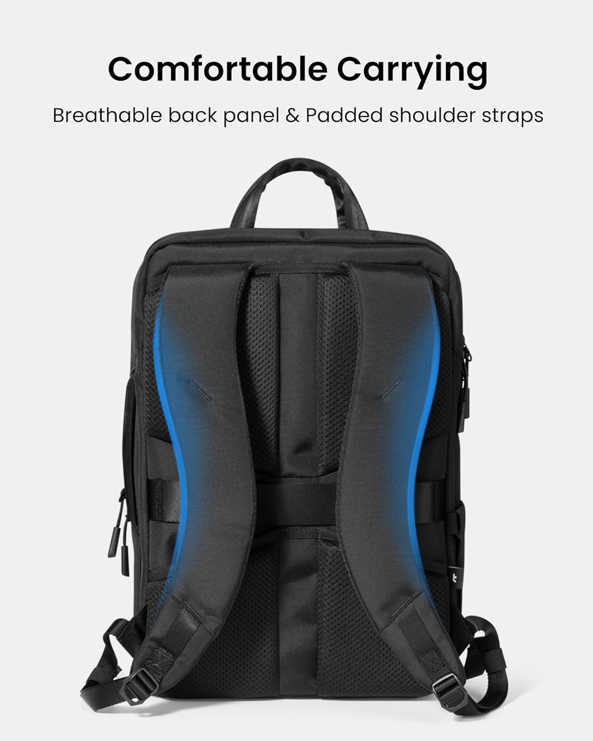 tomtoc Laptop Backpack, Laptop Bag for Men Women, 24L Everyday Computer Backpack for 16'' MacBook Pro M4, Daypack for Work, Commute, Business, College, Weekend Trip