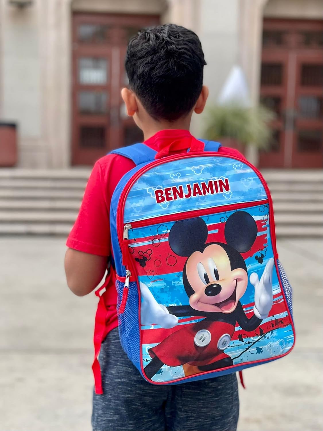 Personalized 16 Inch License School Backpack - Disney Mickey Mouse