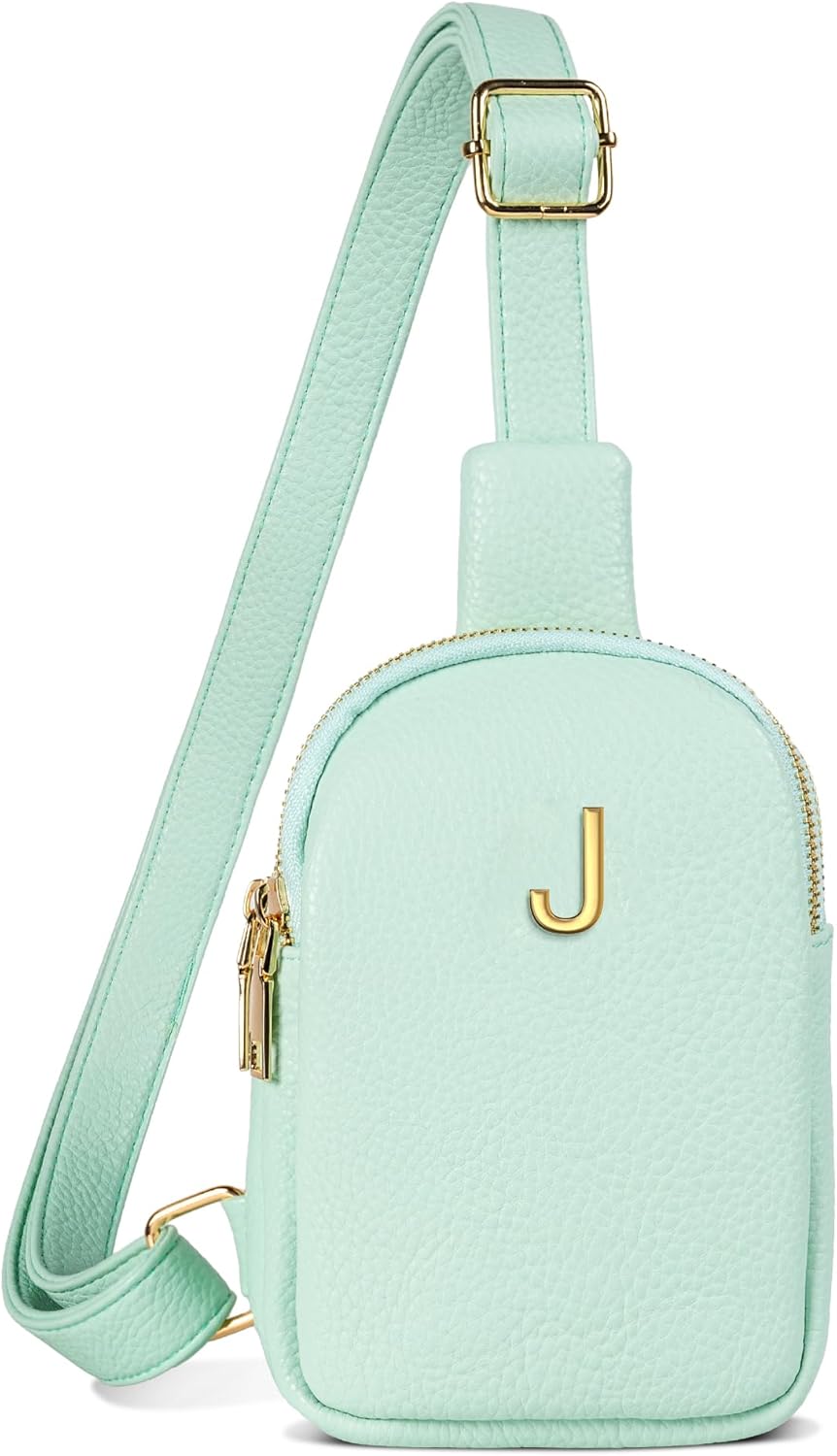Gifts for Preteens Teen Girls, Sling Purse with Initial Letter for 8 9 10 11 12 13 14 15 16 Year Old Girls, Mini Crossbody Bags for Teen Girls, Tween Girls Trendy Stuff, Travel Essentials