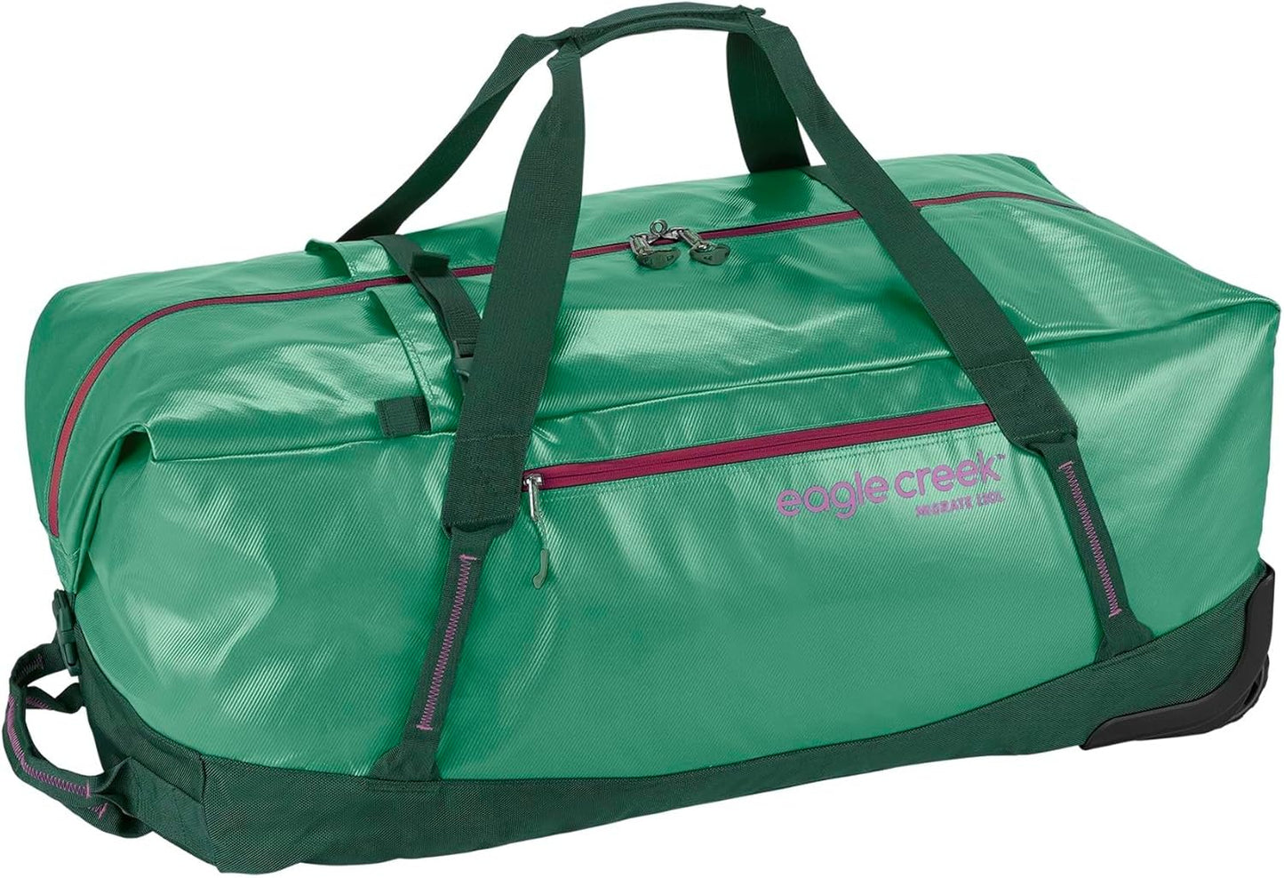 Eagle Creek Migrate 130L Wheeled Duffel Bag – Durable, Weather-Resistant Travel Duffel with Smooth Wheels - Multiple Carry Options for Easy Transport - Willow Green