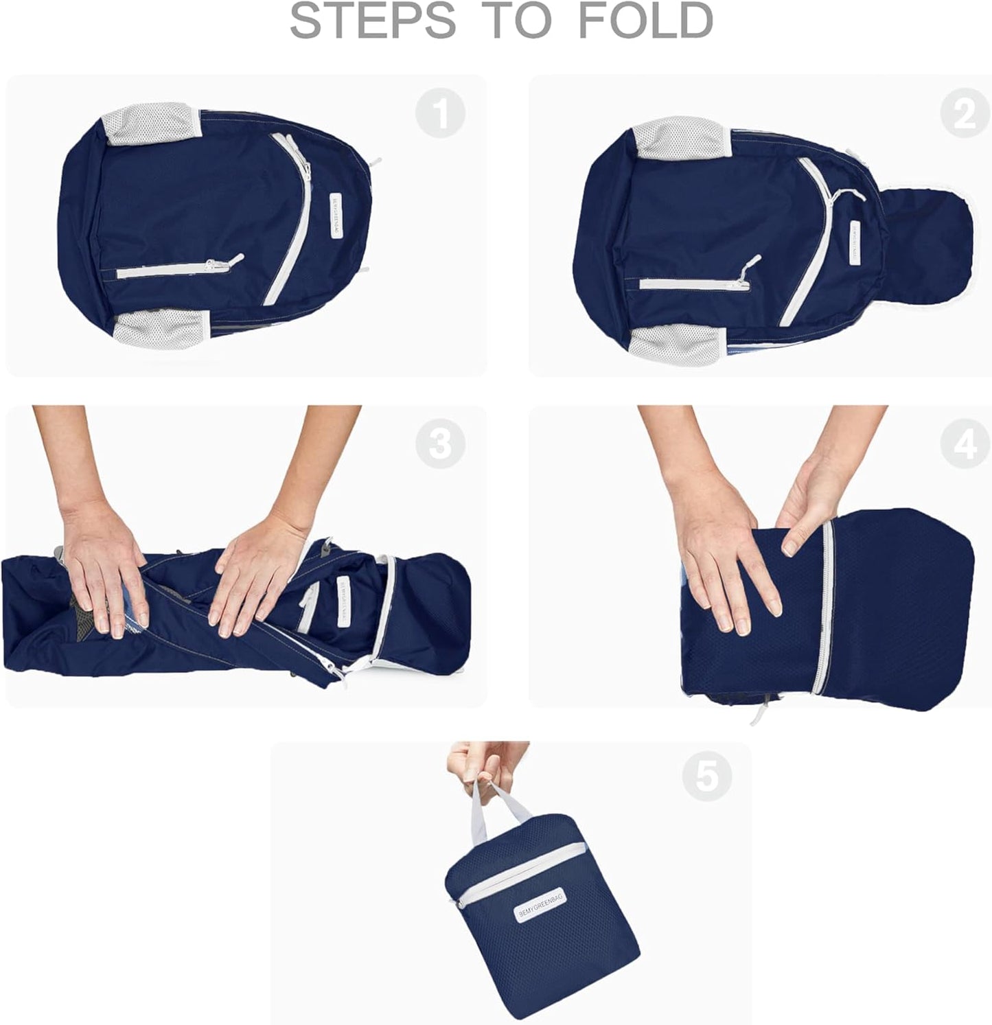 35L Foldable Waterproof Backpack For Outdoor Sports Travel Inside Wet Clothes Compartment Packable