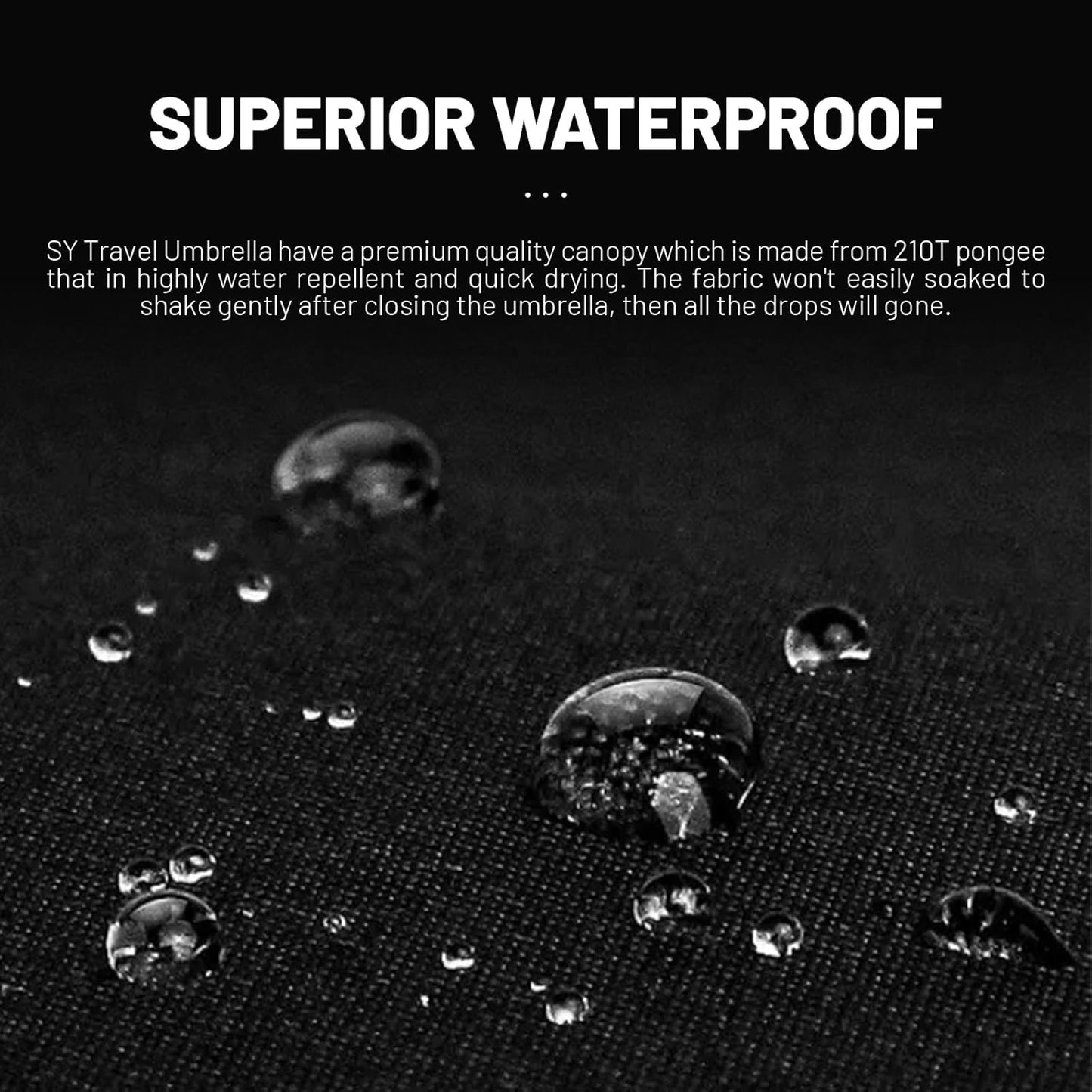 SY COMPACT Travel Umbrella Windproof Automatic Umbrellas Small Compact UV Sun Protection Factory Outlet Umbrella