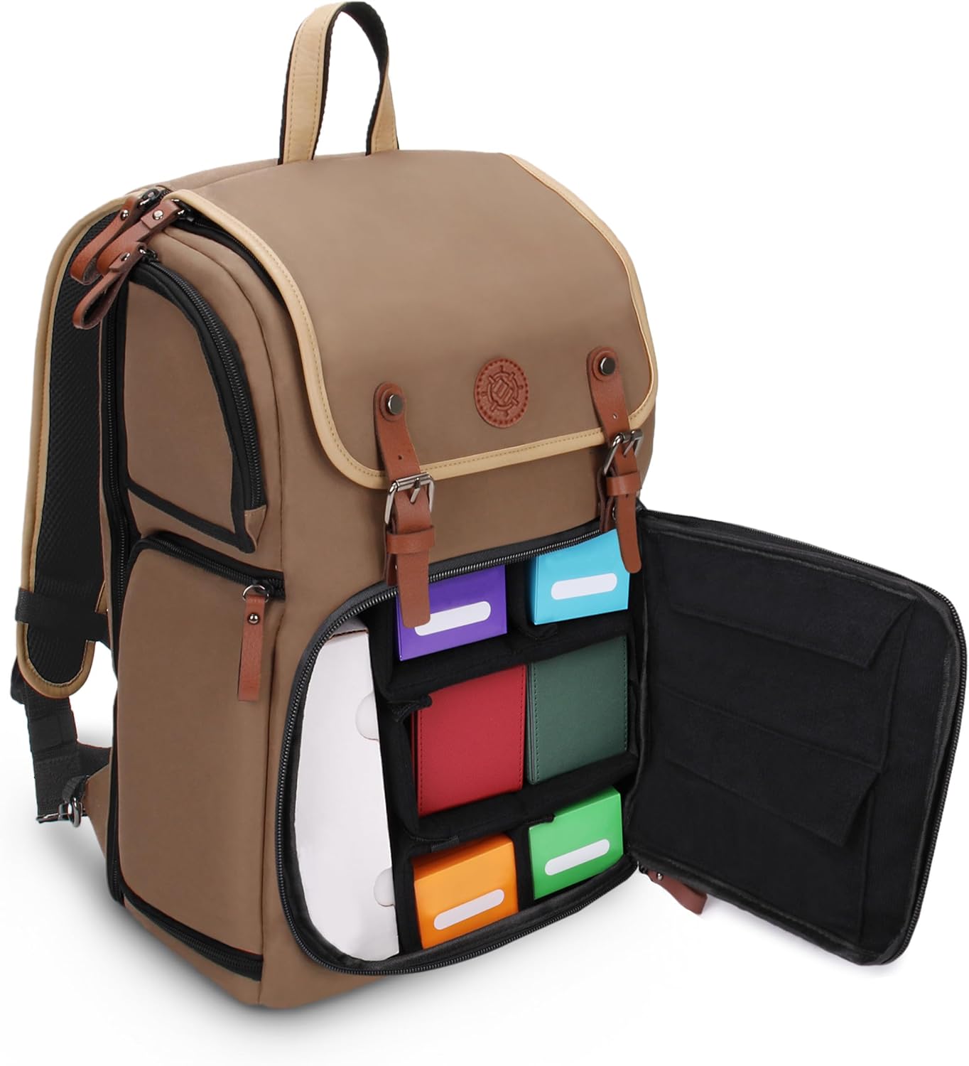 ENHANCE Designer Edition TCG Backpack - MTG Deck Bag Card Binder Space, TCG Deck Box Storage, MTG