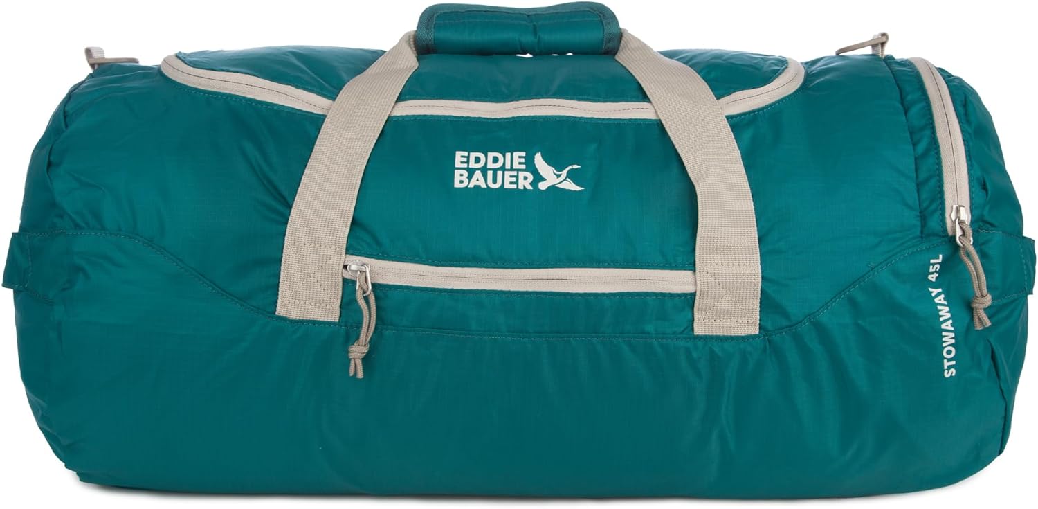 Eddie Bauer Stowaway Packable 45l Duffel Bag-Made from Ripstop Polyester