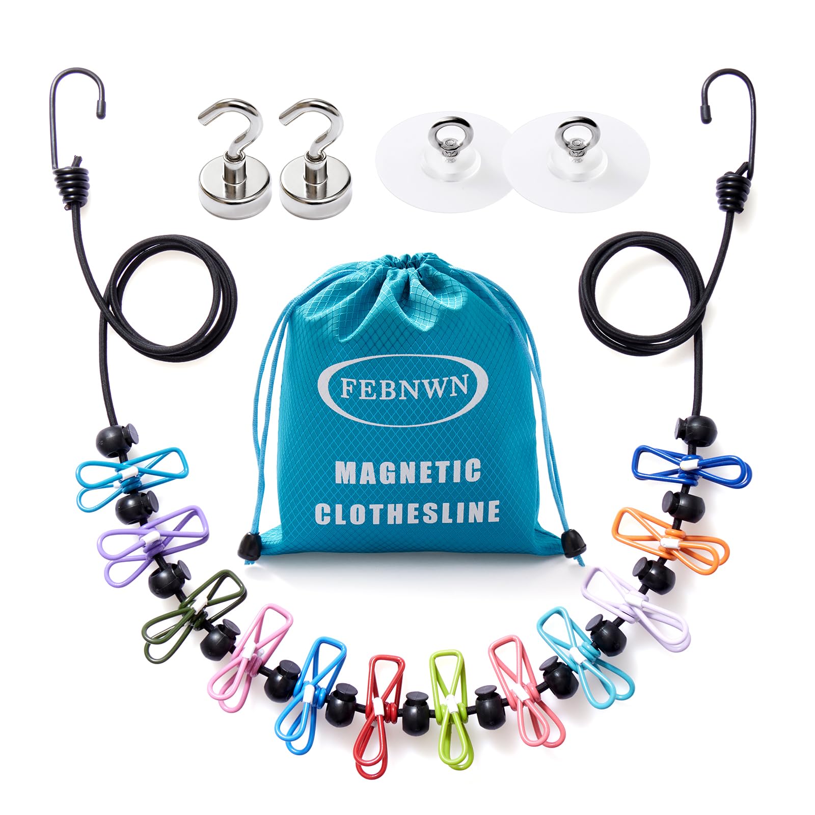 Magnetic Clothesline for Cruise Ship,Portable Clothes Line for Traveling