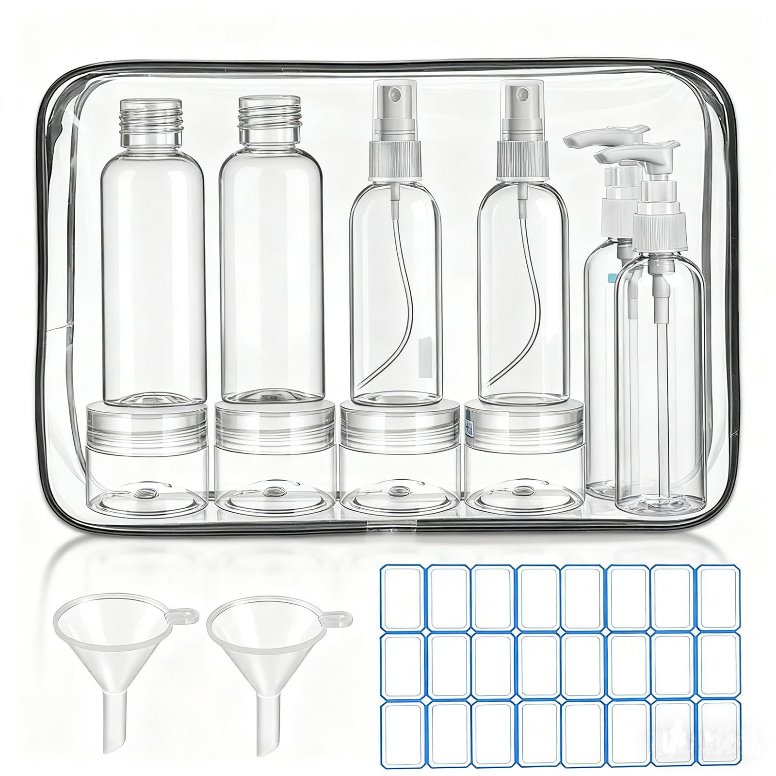 DTDNZKN 14 Pack Travel Bottles Set for Toiletries TSA Approved