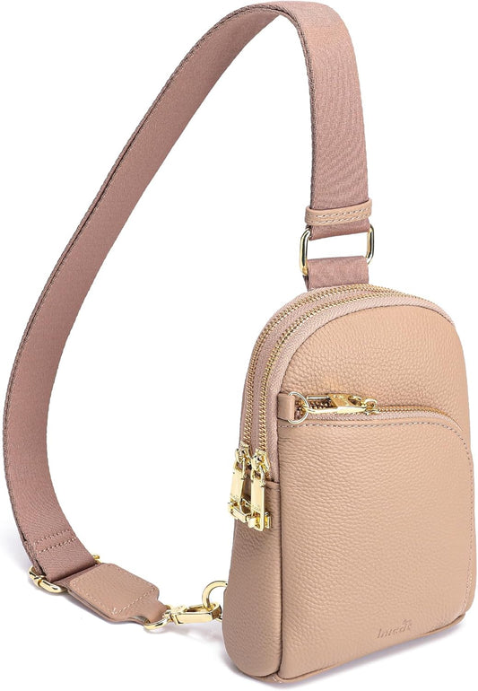 INICAT RFID Blocking Sling Bag Anti Theft Crossbody Bags for Women Travel Fanny Pack Cross Body for Woman Chest Bag