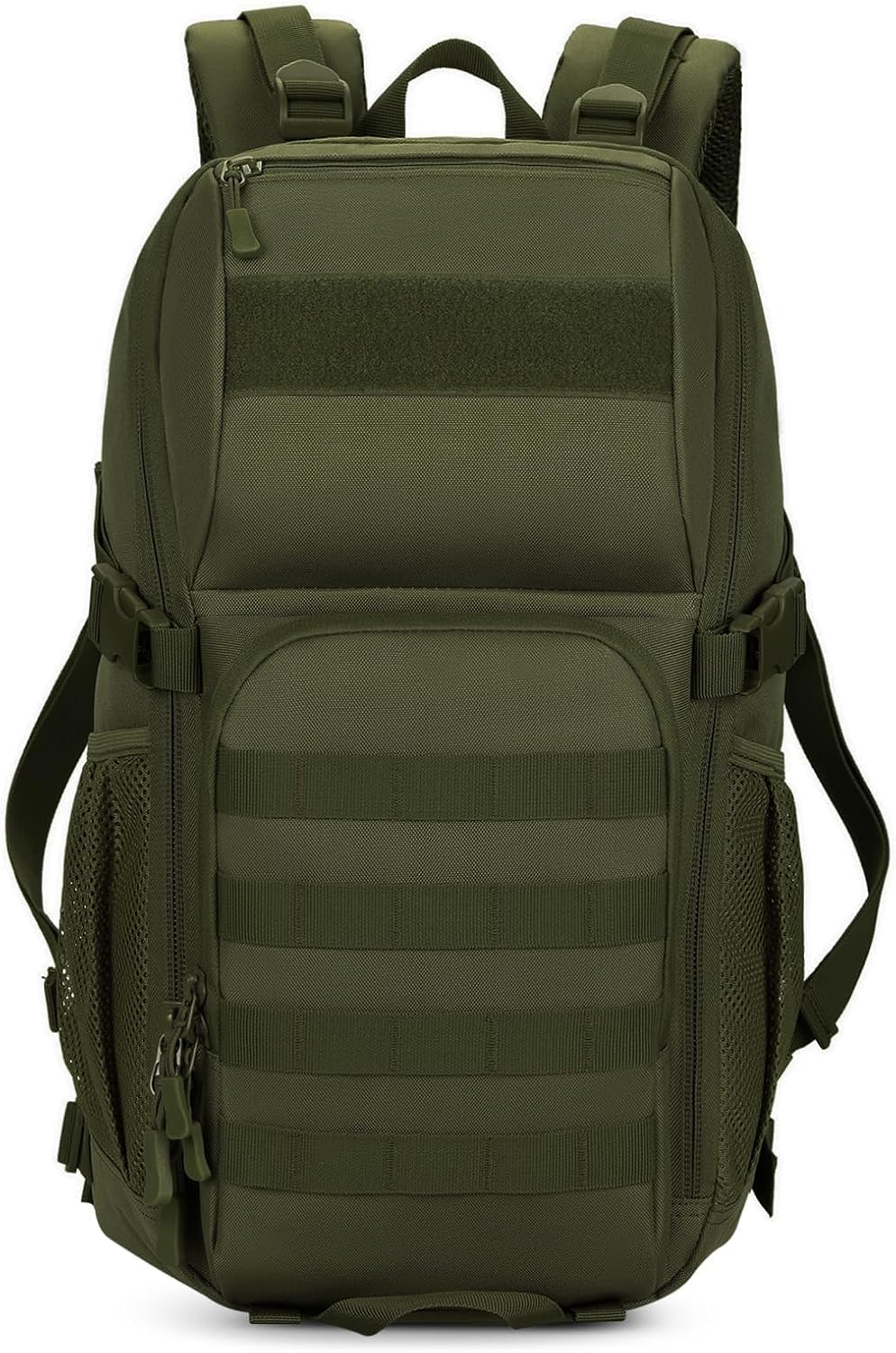 HUNTVP Tactical Backpack Military MOLLE Backpack Hunting Rucksack Gear Assault Pack 25L WR (Army Green)