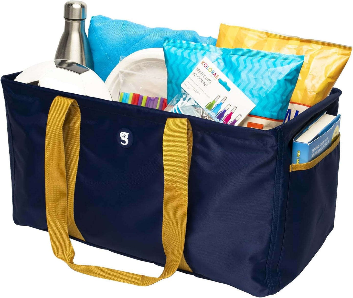 geckobrands Large Utility Tote - Durable Multipurpose Bag for Beach, Travel, Shopping & Outdoor Activities