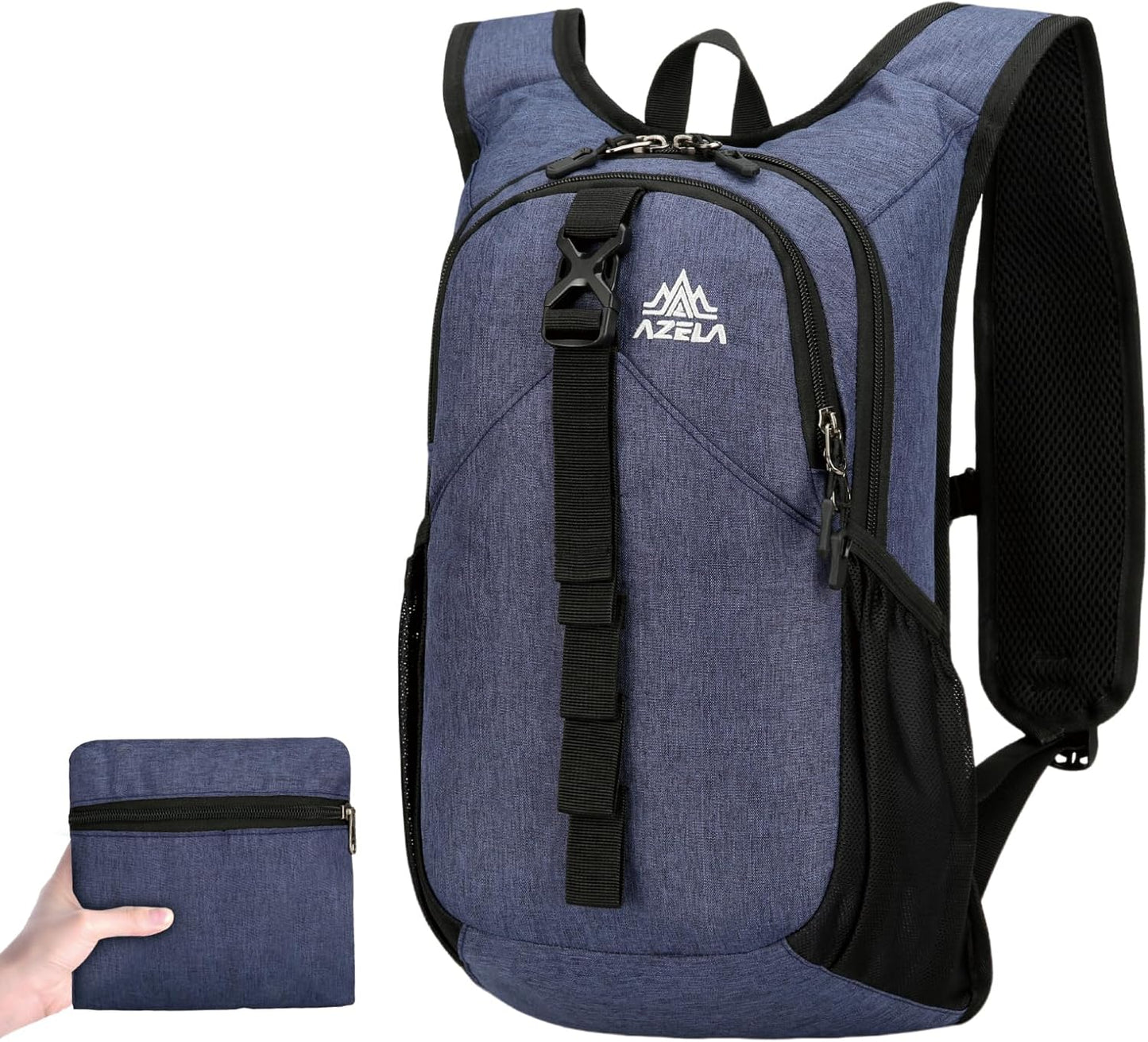 YAPJEB Lightweight Hiking Backpack, Breathable Daypack for Running Cycling Climbing Marathon Camping for Men and Women