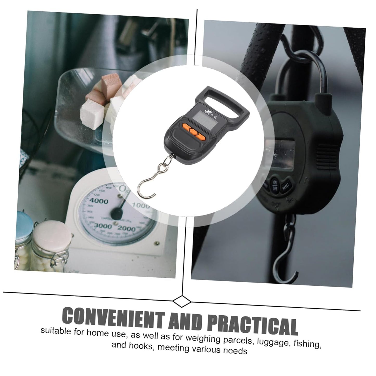 Digital Luggage Scale Portable Suitcase Weighing Scale Exact Weighing for Travel
