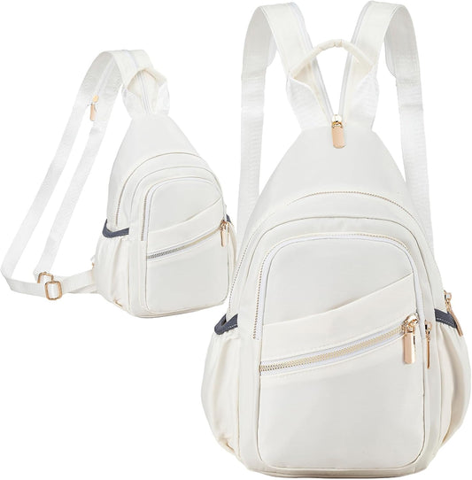 Small Crossbody Sling Bag for Women, Mini Backpack Sling Backpack Convertible, Chest Bag for Hiking Daypack
