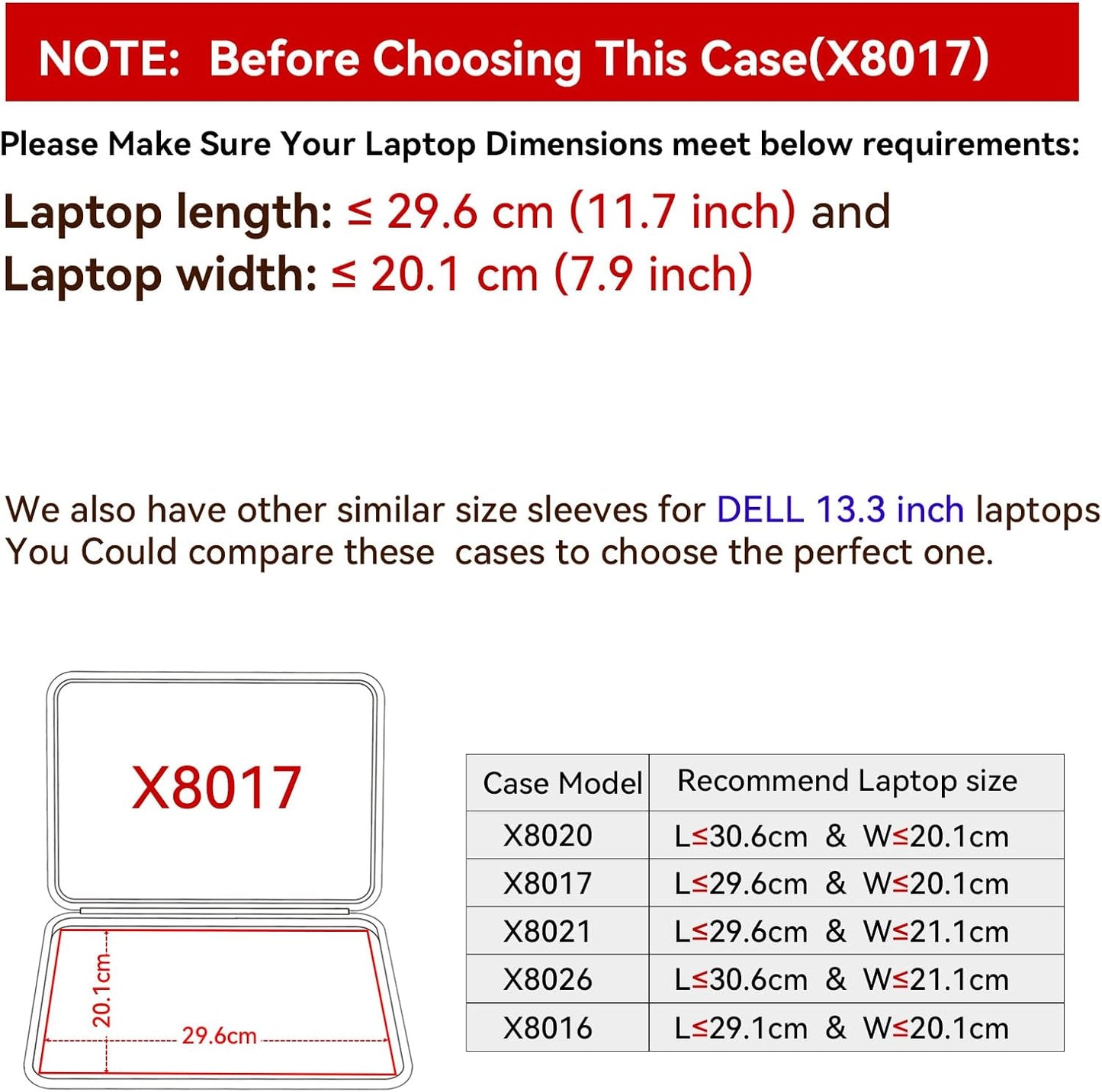 Smatree Hard EVA Protective Sleeve Case Compatible for 13 inch DELL XPS 13 9345