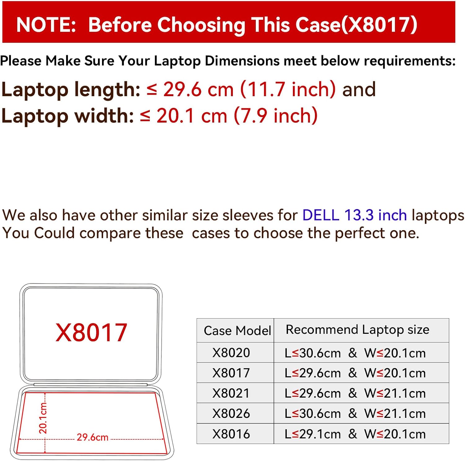 Smatree Hard EVA Protective Sleeve Case Compatible for 13 inch DELL XPS 13 9345