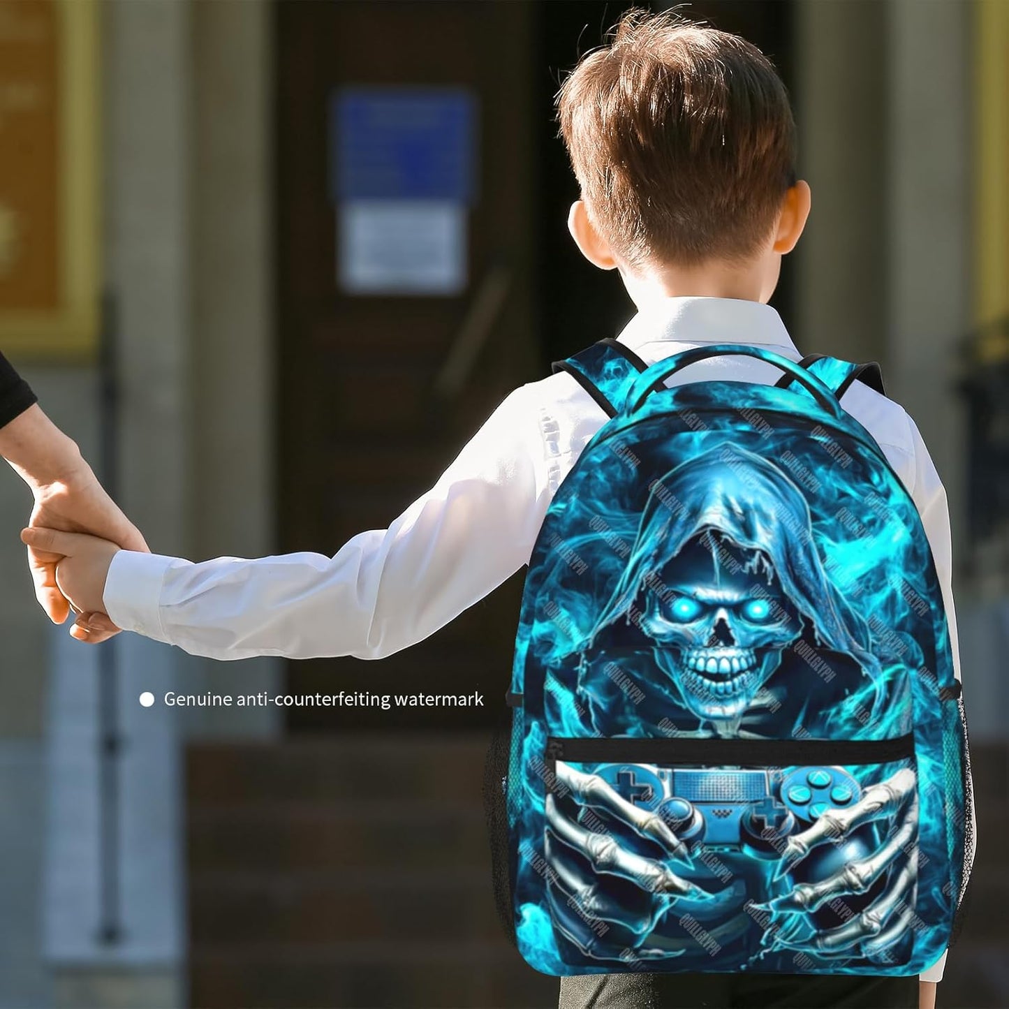 Graffiti Gamepad Backpack School Backpack For Boys Backpacks For Kids Children Game Bookbag
