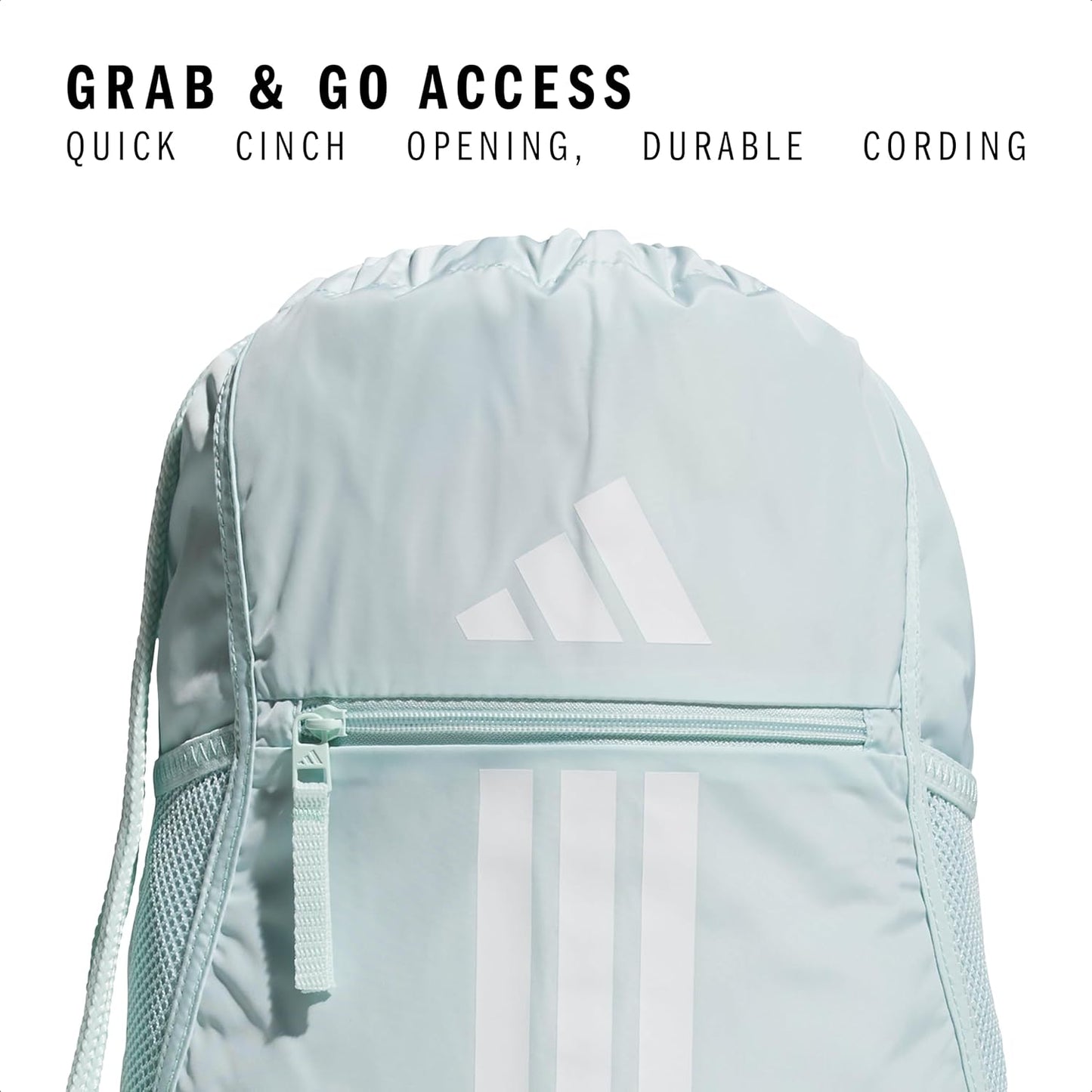 adidas Alliance Sackpack – Drawstring Backpack Small Bag for Men and Women