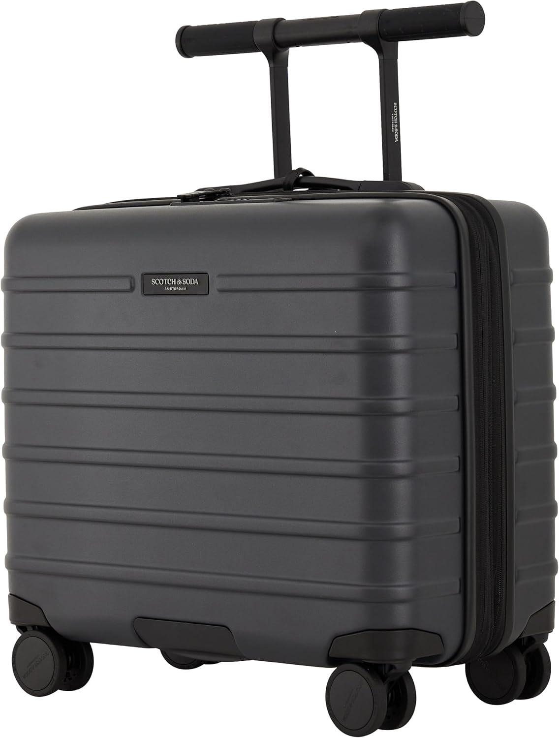Scotch & Soda Tilburg Luggage, Black, 19-Inch Trunk Briefcase