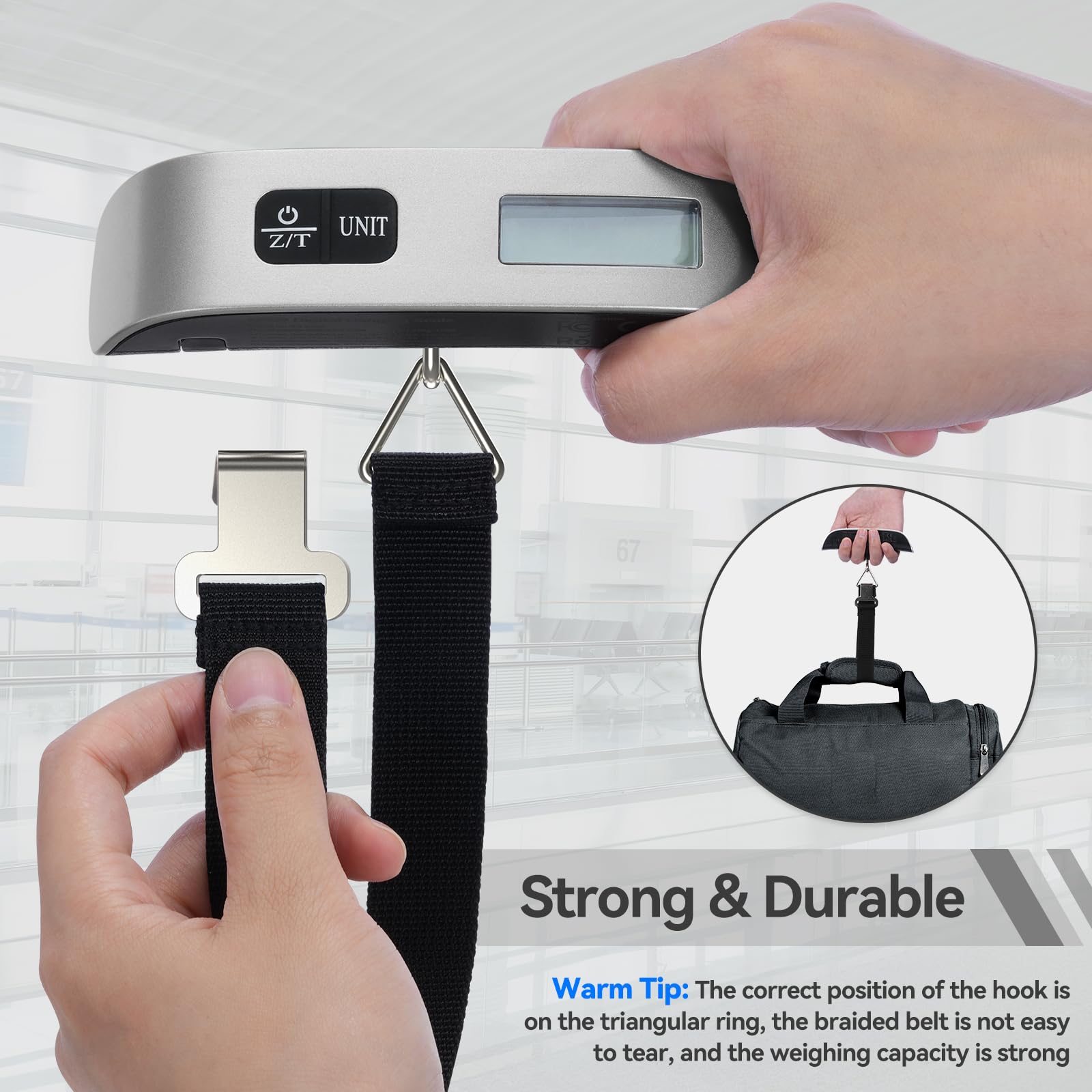 Luggage Scale Dr.meter 2 Pack Travel Essential Digital Luggage Weight Scale