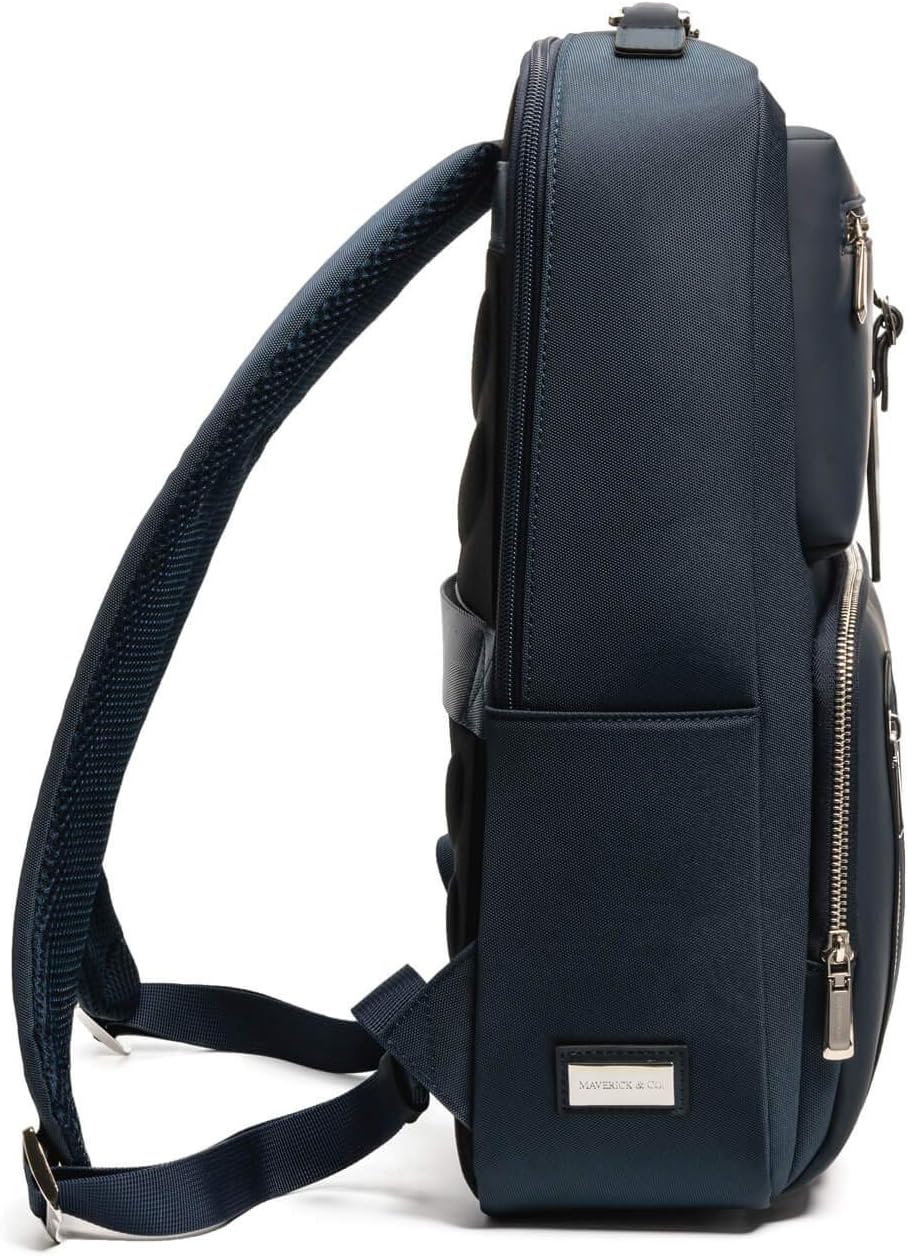 Maverick & Co. Explorer Light Backpack, Compatible with 15.6" laptop, for Men & Women (Navy)