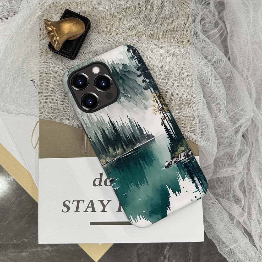 SEized Case Compatible with for iPhone 11 Pro Max,Mountain Forest Landscape Phone Case for Girl Women Boy Men,Durable Protection Case for iPhone 11 Pro Max