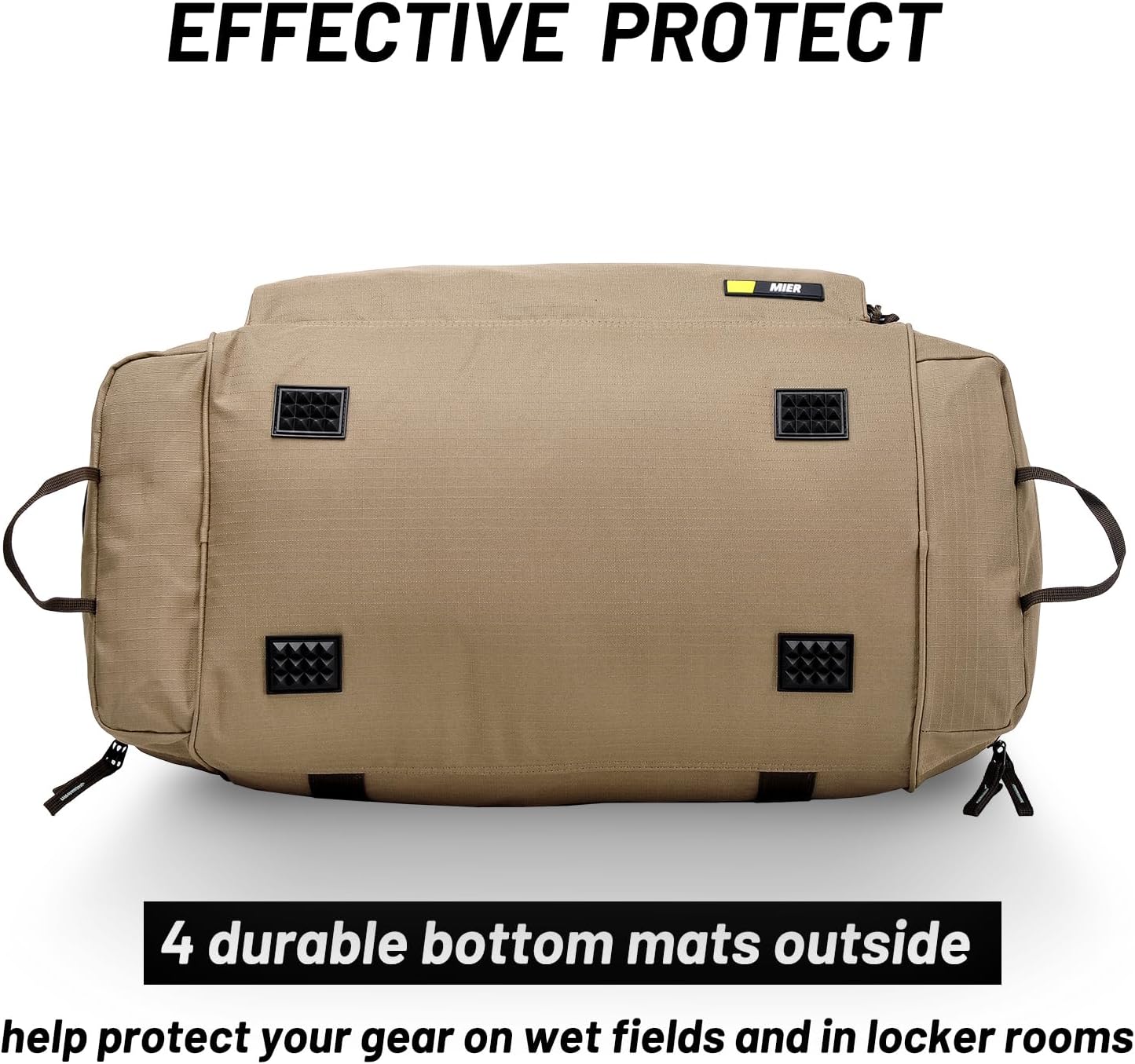 MIER Large Gym Bag for Men Sports Duffle Bag with Shoe Compartment 60L Lightweight Duffel Bags for Workout Fitness Travel