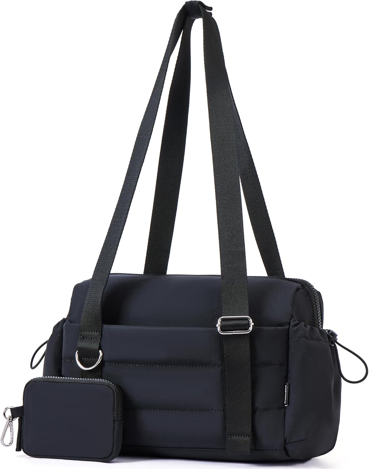 ROULENS Small Gym Bag for Women 2 Set Mini Gym Duffle Bag with Wet Compartment and Coin Wallet, Gym Tote Bag for Workout/Sport/Travel