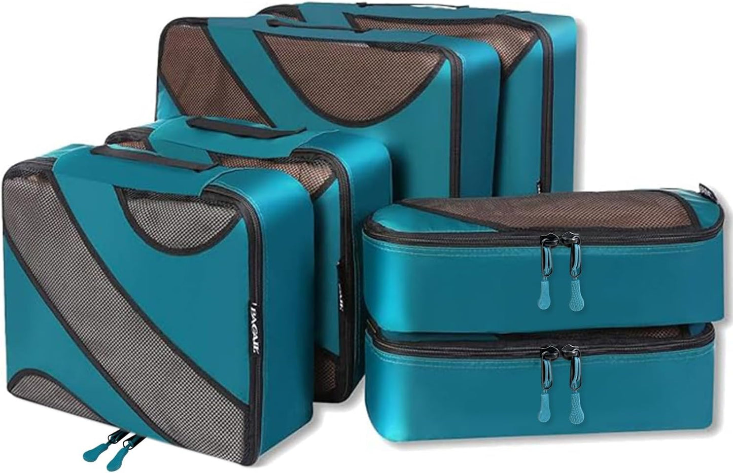 BAGAIL 6 Set Packing Cubes,Travel Luggage Packing Organizers