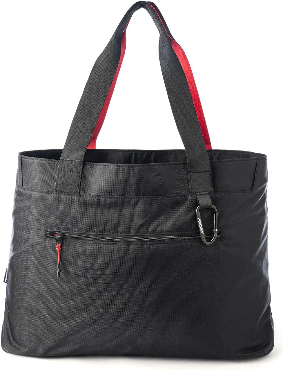 Universal Tote Bag, Foldable Nylon Shoulder Bag for Work and Errands - Water Bottle Holder, Multiple Pockets