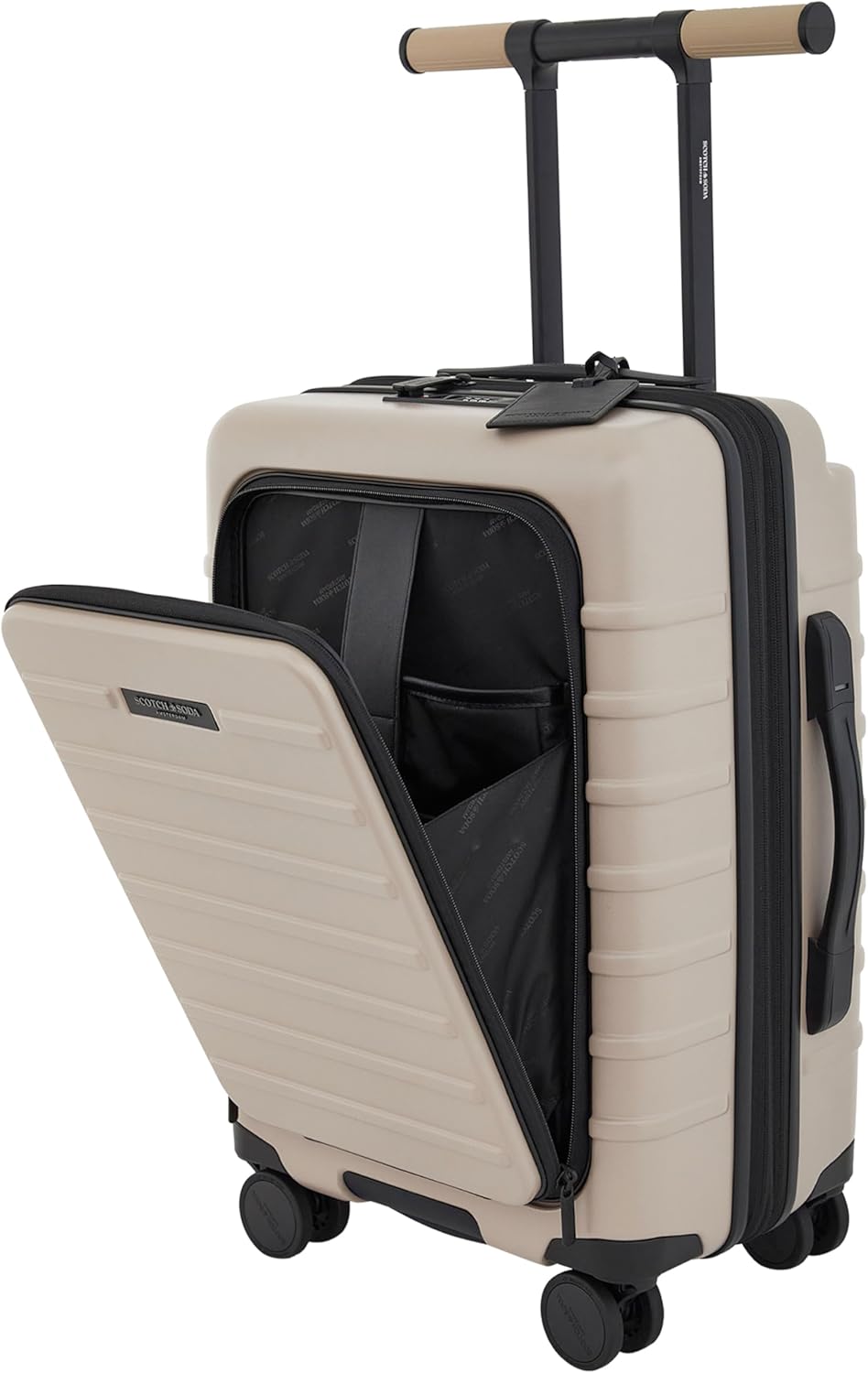 Scotch & Soda Tilburg Luggage, Pebble, 22-Inch Carry-On