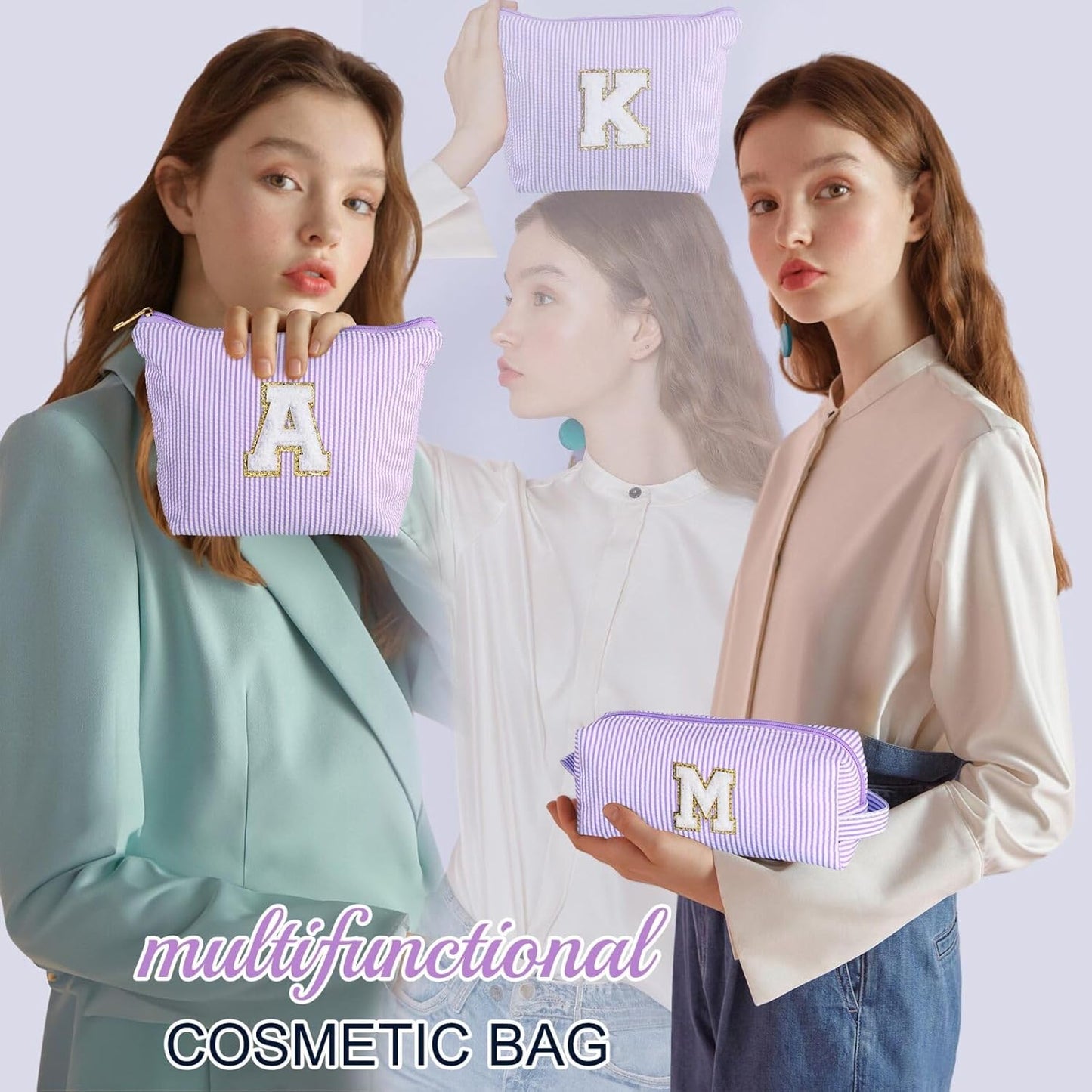 YOOLIFE Birthday Gifts for Women Mom - Makeup Bag Gifts Idea for Her Mom Teacher | Personalized