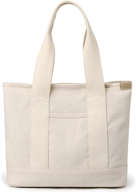 zhongningyifeng Canvas Women Tote Bag Casual Top Handle Satchel Large Capacity Handbags Shopping Bag for Work Travel