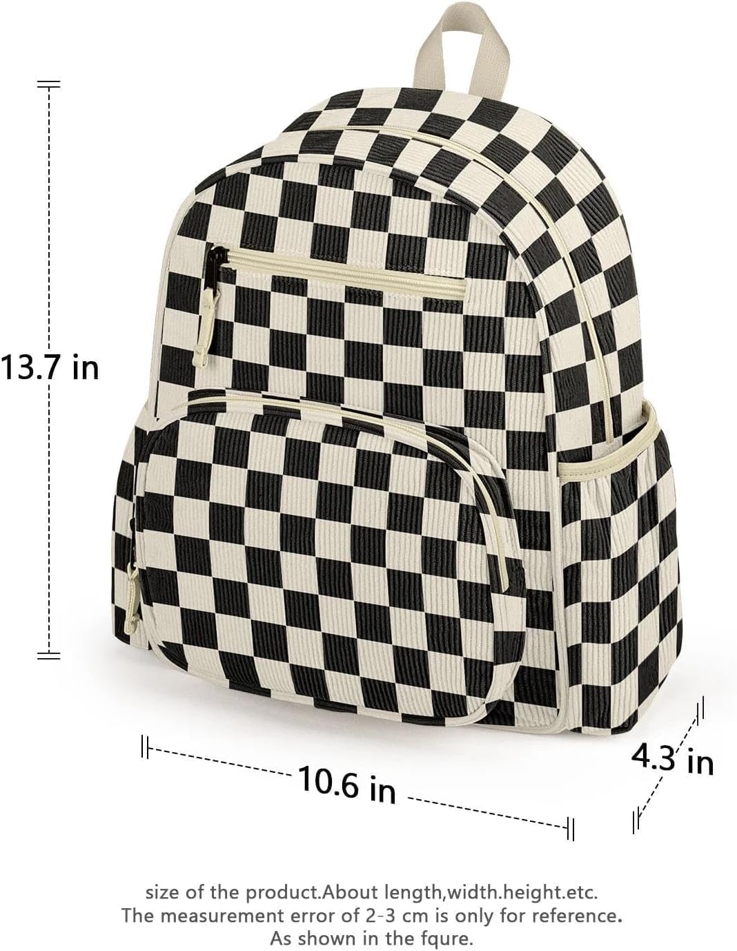 Corduroy Toddler Backpack for Boys 2-5, Cute Kids Backpacks Boys - Preschool Kindergarten Backpack 13.7" H Fit Folder