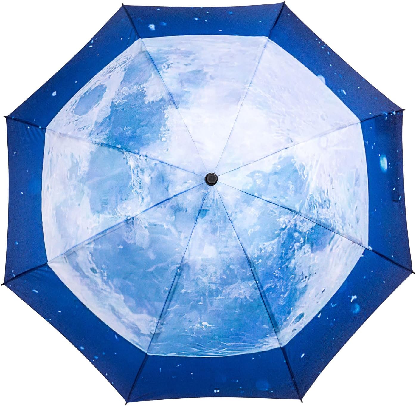 LANBRELLA Compact Reverse Folding Umbrella Auto Windproof Travel Umbrella