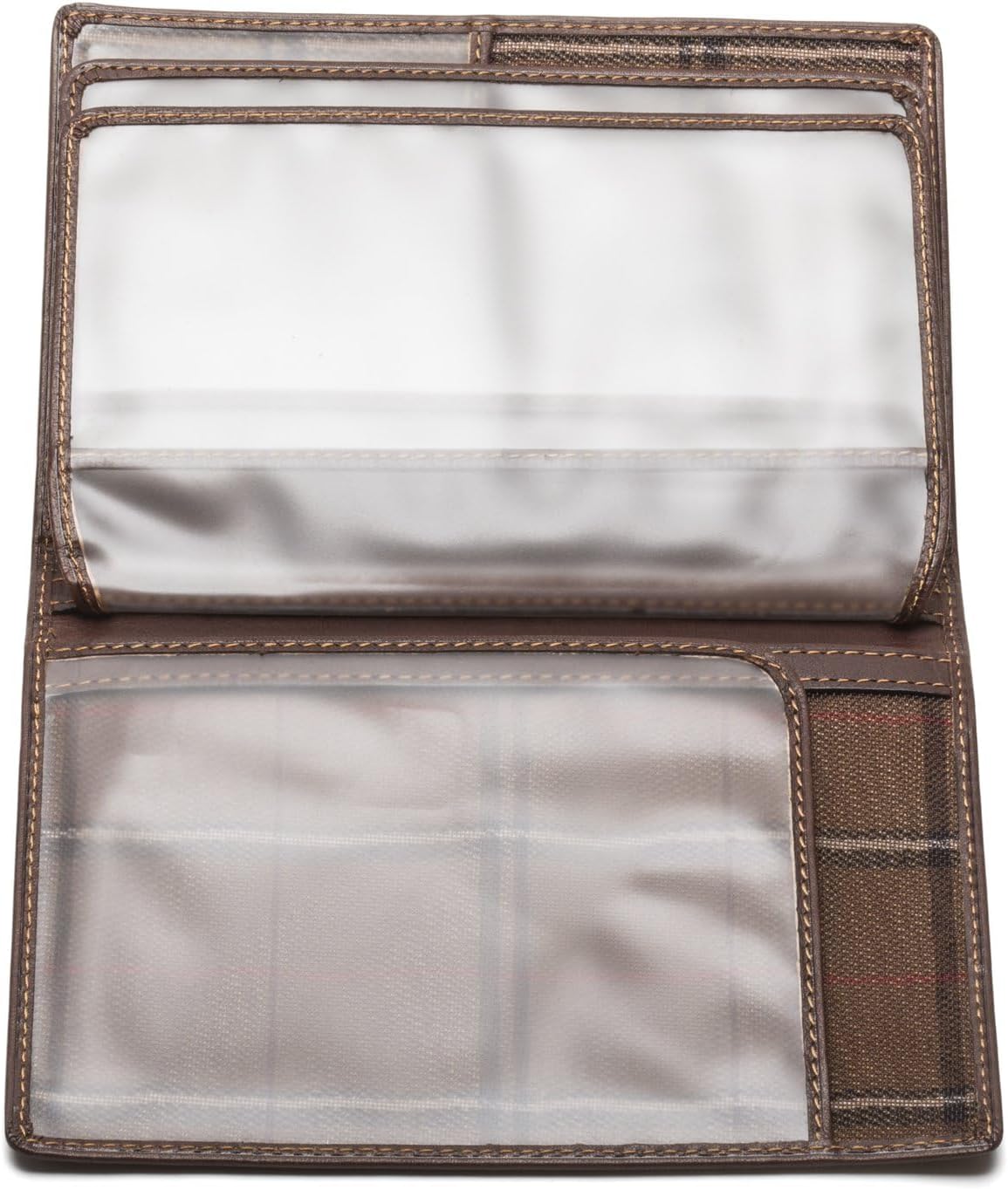 Tony Perotti Unisex Italian Bull Leather Executive Bifold Passport Cover Case in Brown