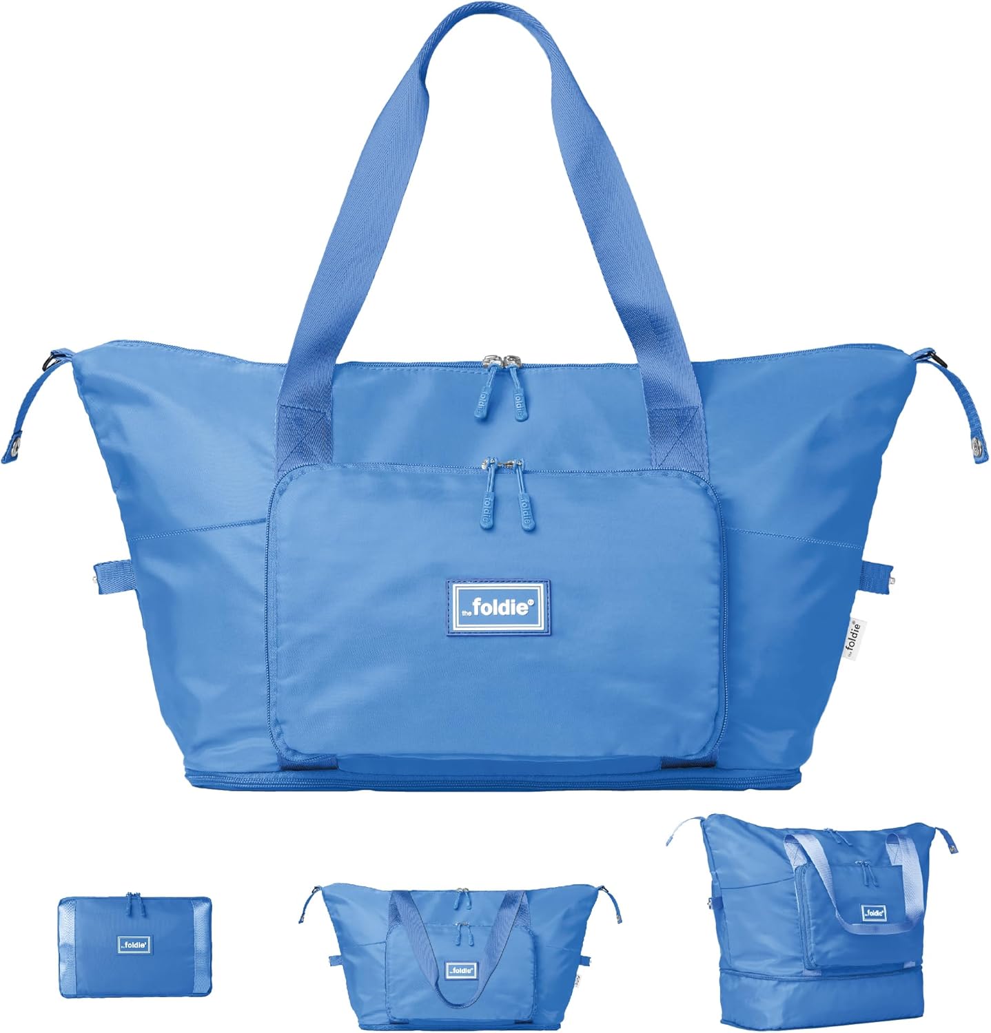 The Foldie Foldable Travel Bag for Women - 40L Weekender Bag with Multiple Pockets - Carry On