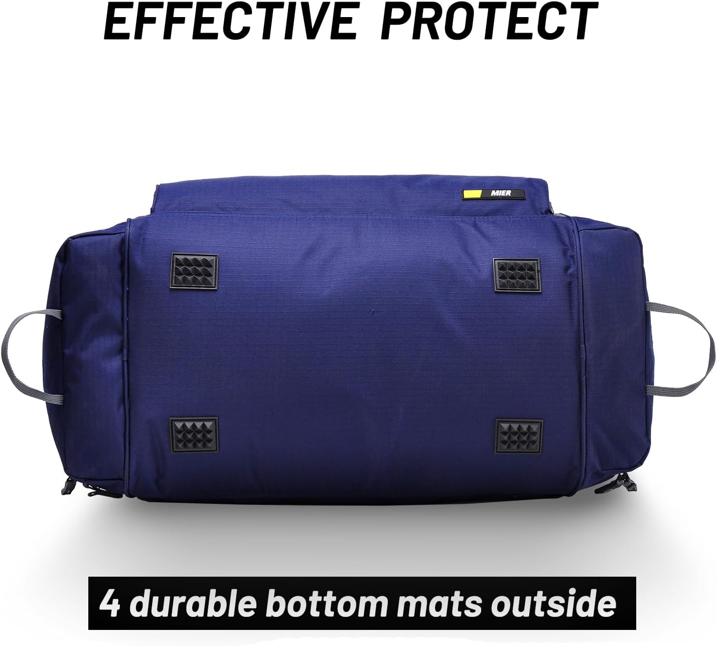MIER Large Gym Bag for Men Sports Duffle Bag with Shoe Compartment 60L Lightweight Duffel Bags for Workout Fitness Travel