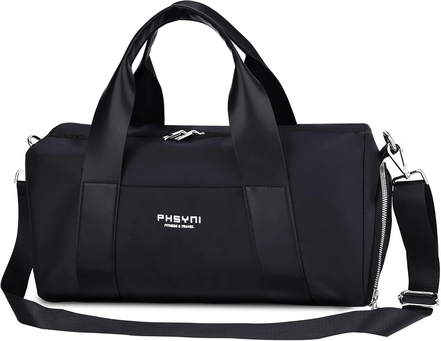 Compact Sports Gym Bag for Women & Girls and Kids, Cute Mini Duffle Bag with Wet Pocket & Shoes