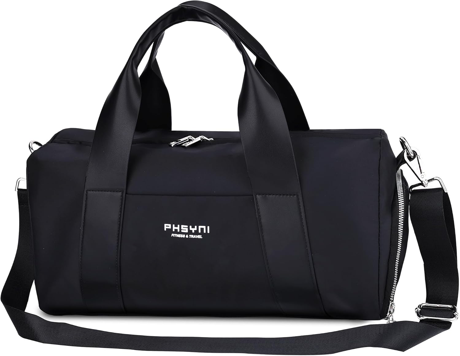 Compact Sports Gym Bag for Women & Girls and Kids, Cute Mini Duffle Bag with Wet Pocket & Shoes