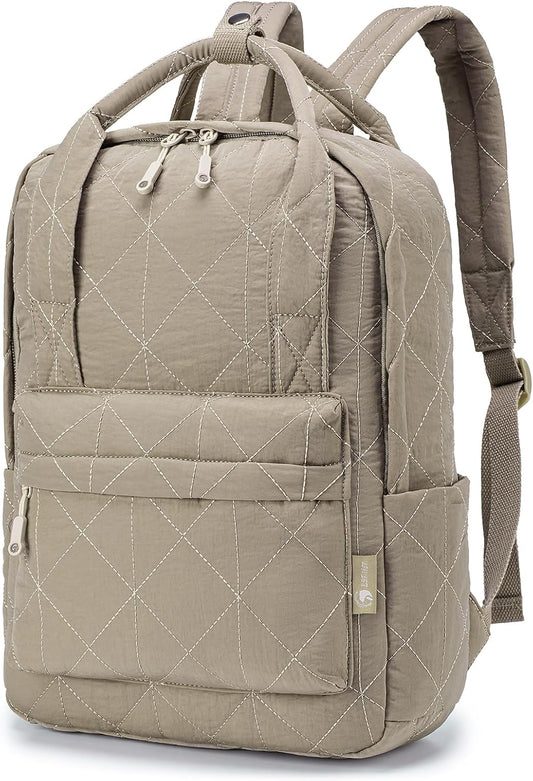 40X30X10 Personal Item Travel Backpack Carry On Luggage Flight Approved Quilted Puffer 14'' Laptop Backpack Daypack