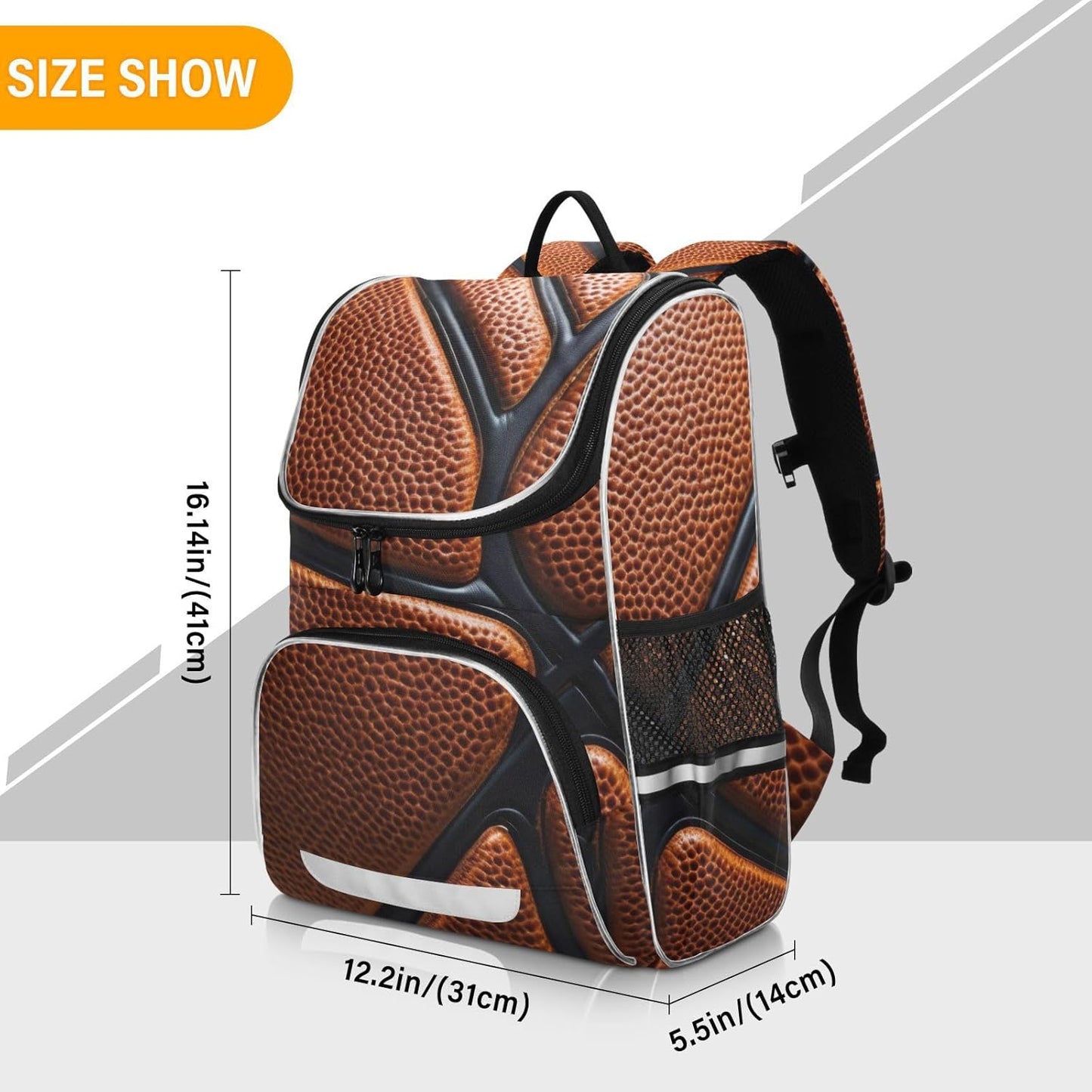 Basketball Cute Backpack For Girls Kids Backpack Boys Teen School Bag Bookbag Travel Daypacks