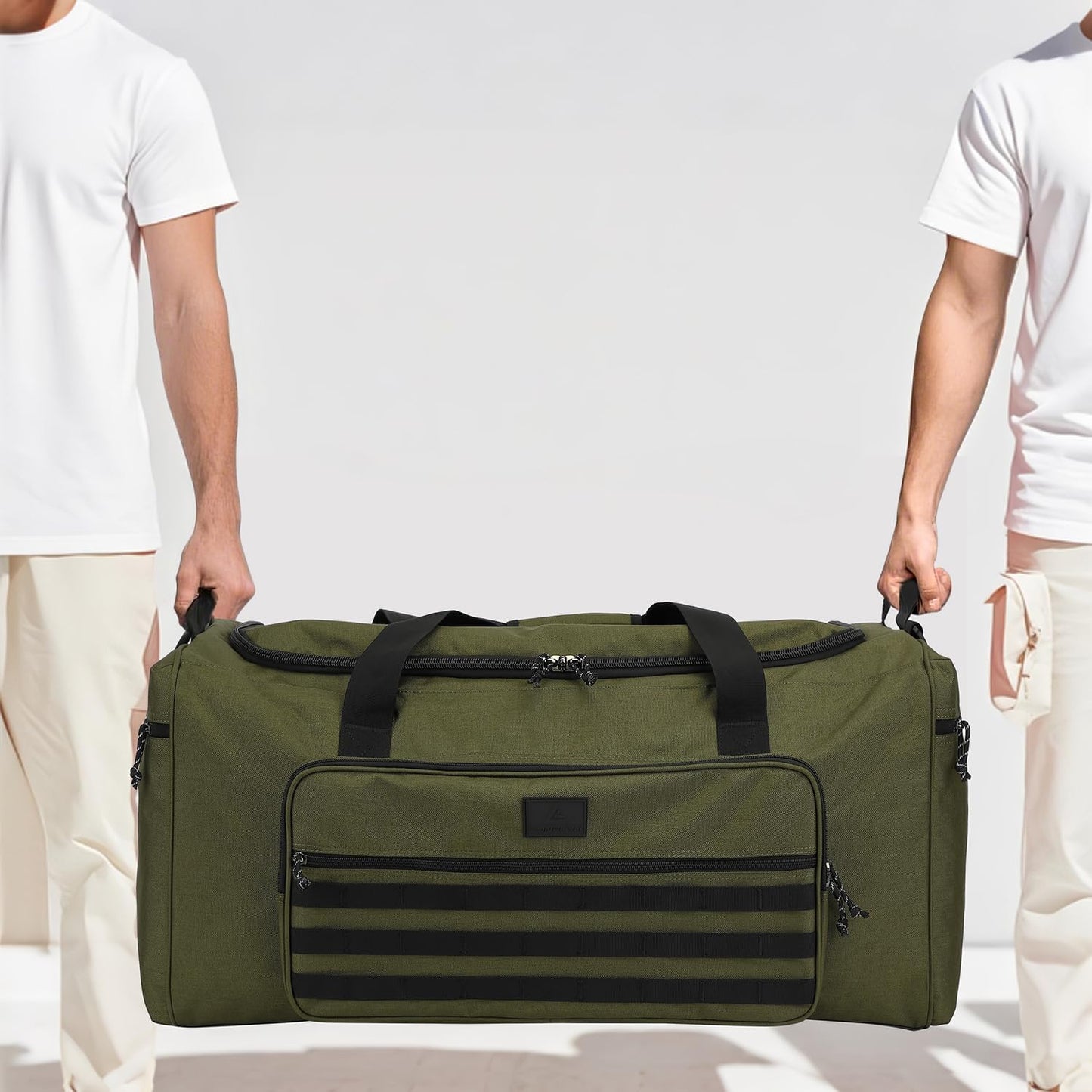 125L Extra Large Gym Duffle Bag for Men Women with Shoes Compartment Heavy Duty Tactical Sports