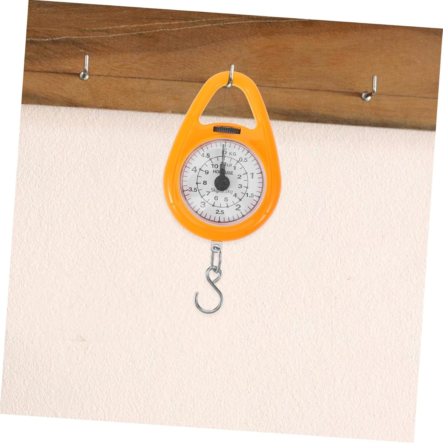 Portable Mechanical Spring Luggage Scale Accurate Hanging Weight Measurement Tool for Travel Compact Design Built Hook for Easy Use