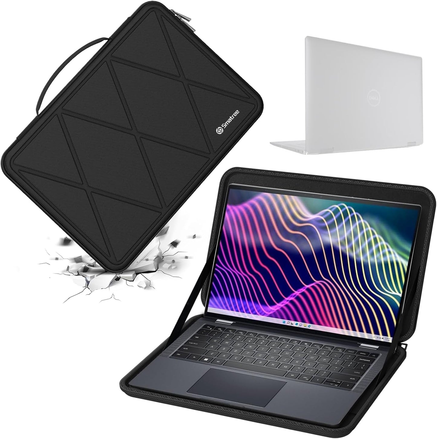 Smatree Hard EVA Protective Sleeve Case Compatible for 14 inch Dell Pro 14 Premium (PA14250), for
