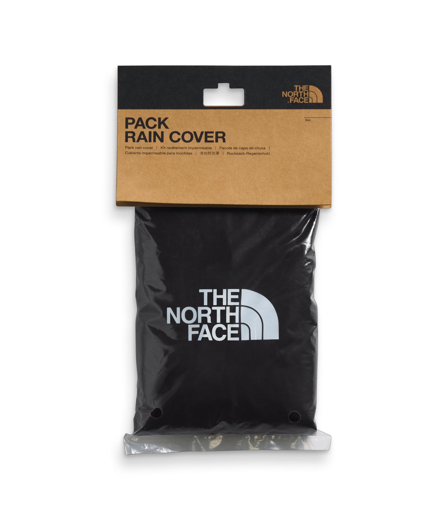 The North Face Fully Waterproof Hiking Backpack Rain Cover, Blk-NPF, L